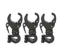 Weduspaty Bike Light Holder 360 Degree Rotatable Flashlight Mounting Bracket Bicycle Torch Clamp 3PCS, Bike Flashlight Clamp