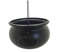 Weduspaty Cauldron Pot, Cauldron 12.6 Inch Witches Halloween Candy Bowl Holder Plastic for Home