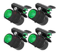 Weduspaty Fishing Bite Alarm, 4PCS Sensitive Fishing Alarms for Fishing Rods, Sound Fishing Bells with LED Light, Night Fishing Gear Clip On Fishing Rod, Fishing Bite Alarm