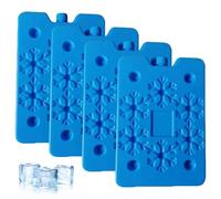Weduspaty Ice Pack, 4Pcs Ice Pack, 6x4 Inch Refreezable & Reusable Packs for Cooler, Ideal for Home, Picnic, Travel for Outdoors
