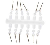 Weduspaty Metal Bait Spike, Fishing Bait Screw Hook Metal Screw Hook Bait Spike 10mm Carp Fishing Accessories 12PCS, Fishing Bait Screw Hook