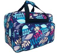 Weduspaty Sewing Machine Bag, Sewing Machine Bag Large Capacity Leaf Pattern Case with Handle Zippered for Boarding School, Travel