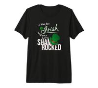 Wee Bit Irish Whole Lotta Shamrocked St Pattys Day Premium T-Shirt