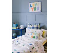 Wee Blue Bell 'Scribble' Fitted Sheet | Size: Single Wee Blue Bell Multicolor Single