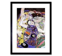 Wee Blue Coo 9x7 '' GUSTAV KLIMT KLIMT VIRGIN OLD MASTER PAINTING FRAMED ART PRINT F97X384