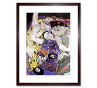 Wee Blue Coo 9x7 '' GUSTAV KLIMT KLIMT VIRGIN OLD MASTER PAINTING FRAMED ART PRINT F97X384