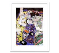 Wee Blue Coo 9x7 '' GUSTAV KLIMT KLIMT VIRGIN OLD MASTER PAINTING FRAMED ART PRINT F97X384