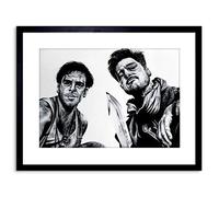 Wee Blue Coo 9x7 '' INGLOURIOUS BASTERDS PITT MAGUIRE FRAMED ART PRINT PICTURE PHOTO F97X442
