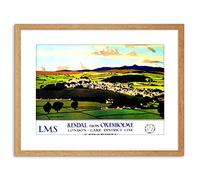 Wee Blue Coo 9x7 '' TRAVEL KENDAL CUMBRIA LAKE DISTRICT VALLEY FRAMED ART PRINT F97X1254