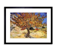 Wee Blue Coo 9x7 '' VINCENT VAN GOGH MULBERRY TREE 1889 OLD MASTER FRAMED ART PRINT F97X1622