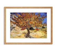 Wee Blue Coo 9x7 '' VINCENT VAN GOGH MULBERRY TREE 1889 OLD MASTER FRAMED ART PRINT F97X1622