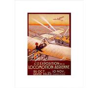 Wee Blue Coo Ad Airshow Kunstdruck Paris, Spotlight Eiffelturm, Frankreich