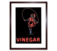 Wee Blue Coo AD AUSTRALIA ABBOTSFORD VINEGAR SKIPPING GIRL FRAMED PRINT F97X6709