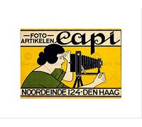Wee Blue Coo Ad Camera Articles Capi Hague Netherlands Womangraphy Wall Art Print