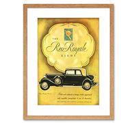 Wee Blue Coo Ad Classic Car Automobile Reo-royale 5-passenger Victoria Eight Framed Wall Art Print