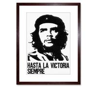 Wee Blue Coo AD CUBA CHE GUEVARA ICON REVOLUTION VICTORY FRAMED PRINT F97X5842