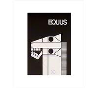 Wee Blue Coo Ad Cultural Theatre Stage Play Equus Horse Switzerland Wall Art Print