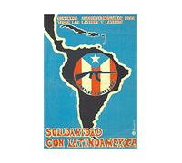 Wee Blue Coo Ad Determination Latin America Cuba Revolution Picture Wall Art Print