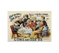 Wee Blue Coo Ad Dog Show Pet Canine Funny Cool Sheffield UK Picture Wall Art Print