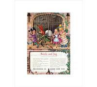 Wee Blue Coo Ad Drink Alcohol Alice Wonderland Mad Hatter March Hare Wall Art Print