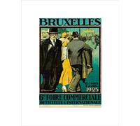 Wee Blue Coo Ad Exhibition Trade Show International Brussels Belgium Wall Art Print