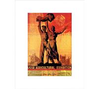 Wee Blue Coo Ad Farm Show Soviet Communism Farmer Tractor USSR Wall Art Print