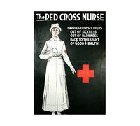 Wee Blue Coo Ad First Aid Red Cross Nurse Soldiers Charity Picture 42 Wall Art Print
