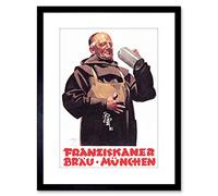 Wee Blue Coo Ad Franziskaner Beer Munich Germany Drink Alcohol Framed Print F97X2308