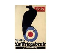 Wee Blue Coo Ad German Air War Booty Eagle Picture Wall Art Print