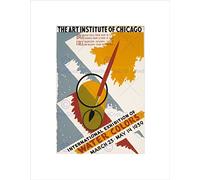 Wee Blue Coo Ad International Water Color Art Institute Chicago Wall Art Print