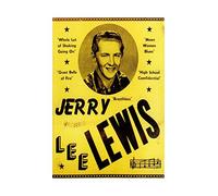 Wee Blue Coo Ad Jerry Lee Lewis Whole Lot Shaking Balls Fire Picture Wall Art Print