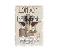 Wee Blue Coo Ad London Industry Battersea Power Station UK Wall Art Print
