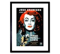 Wee Blue Coo Ad Movie Film Flamingo Road Danish Release Joan Crawford Framed Wall Art Print