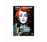 Wee Blue Coo Ad Movie Film Flamingo Road Danish Release Joan Crawford Wall Art Print