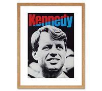 Wee Blue Coo Ad Political Kennedy Bobby Tribute Civil Rights Sirhan Framed Wall Art Print