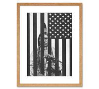 Wee Blue Coo AD POLITICAL WOUNDED KNEE NATIVE AMERICAN MASSACRE FRAMED PRINT F97X5975