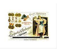 Wee Blue Coo Ad Schnek Kohnberg Elastic Corset Women Clothing Austria Wall Art Print