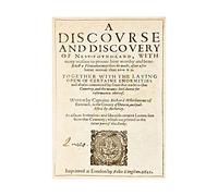 Wee Blue Coo Ad Settlement Newfoundland Canada 1622 Book UK Picture Wall Art Print