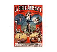 Wee Blue Coo Ad Vintage Levy Book Taxil Bible Amusante Paris Wall Art Print