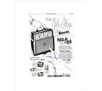 Wee Blue Coo Advert 1953 Clock Radio Vintage Picture Wall Art Print