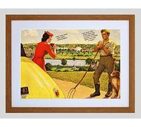 Wee Blue Coo Advert Beech Nut Gum Food Rural Canajoharie USA Framed Wall Art Print