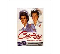 Wee Blue Coo Advert Career Job Cadet Nurse Education Future USA Wall Art Print