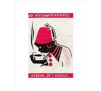 Wee Blue Coo Advert Coffee Fez Morocco Aroma Natives Picture Wall Art Print