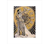 Wee Blue Coo Advert Cultural Magazine Cover Jugend Clock Nouveau Wall Art Print