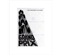 Wee Blue Coo Advert Cultural Movie Film Grand Prix James Garner USA Wall Art Print