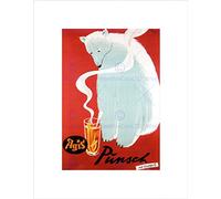 Wee Blue Coo Advert Drink Punch Polar Bear Hot Steam Vitain Cool Wall Art Print