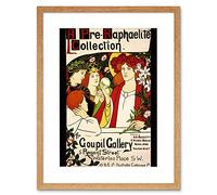Wee Blue Coo Advert Exhibition Pre-raphaelite Goupil Gallery London Framed Wall Art Print