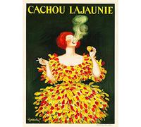 Wee Blue Coo Advert Food Cachou Lajaunie Liquorice Sweet Candy France Art Print Poster Wall Decor 12X16 Inch