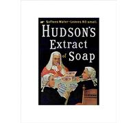 Wee Blue Coo Advert Hudsons Extract Soap Judge Wig Advocate Water Wall Art Print