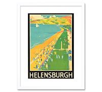 Wee Blue Coo Advert Lner Helensburgh Scotland Beach Coast Clyde Framed Wall Art Print